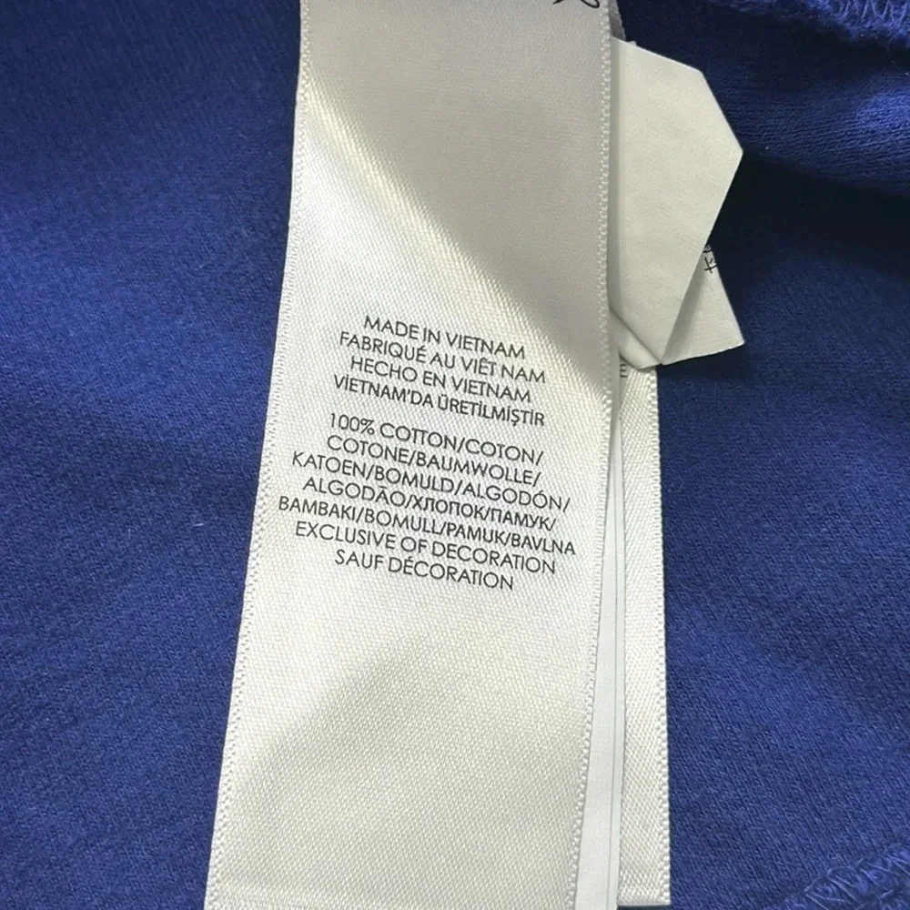 Polo Ralph Lauren Men's XL Estate Rib‎ 1/4 Zip Long Sleeve Pullover Blue READ